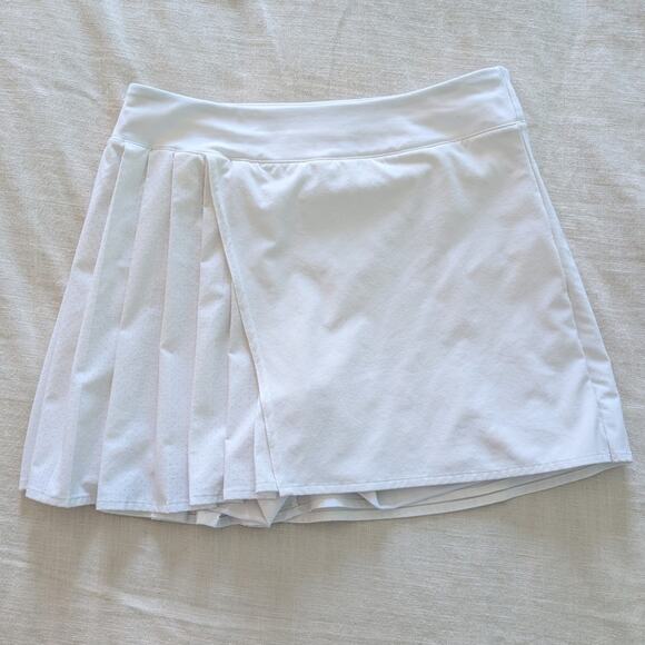 Lululemon Asymmetrical Pleated Tennis Skirt White size 4 - Picture 4 of 11
